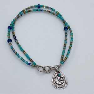 Sterling Silver DREAM Celestial Moon Star Charm Bracelet